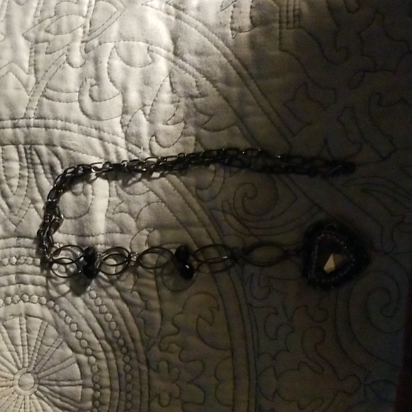 Heart necklace black - Picture 4 of 6